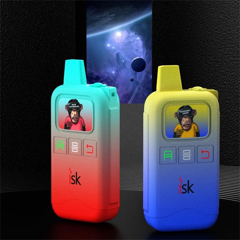 Isk Puffs Disposable Vape Pod With Adjustable Airflow