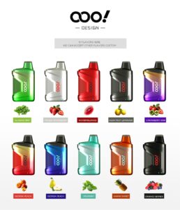 OOO！DESIGN 6000 Puffs Diposable Vape POD with an exceptional experience on adjustable airflow and integrated mesh coil RAZ CA6000